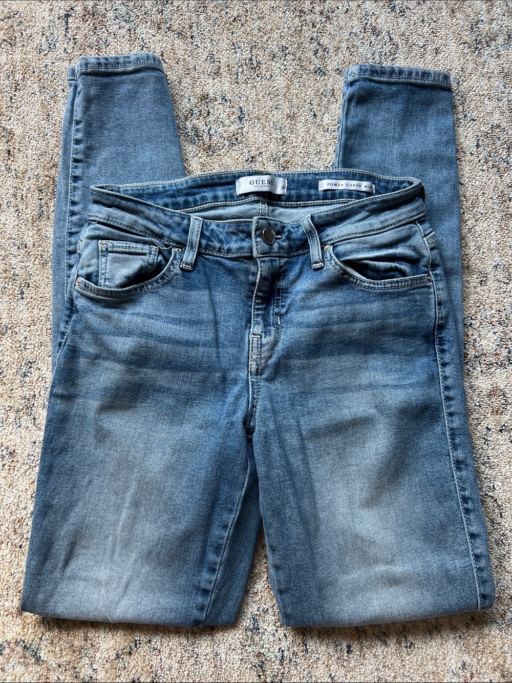 Guess Women's Medium Blue Skinny Jeans
